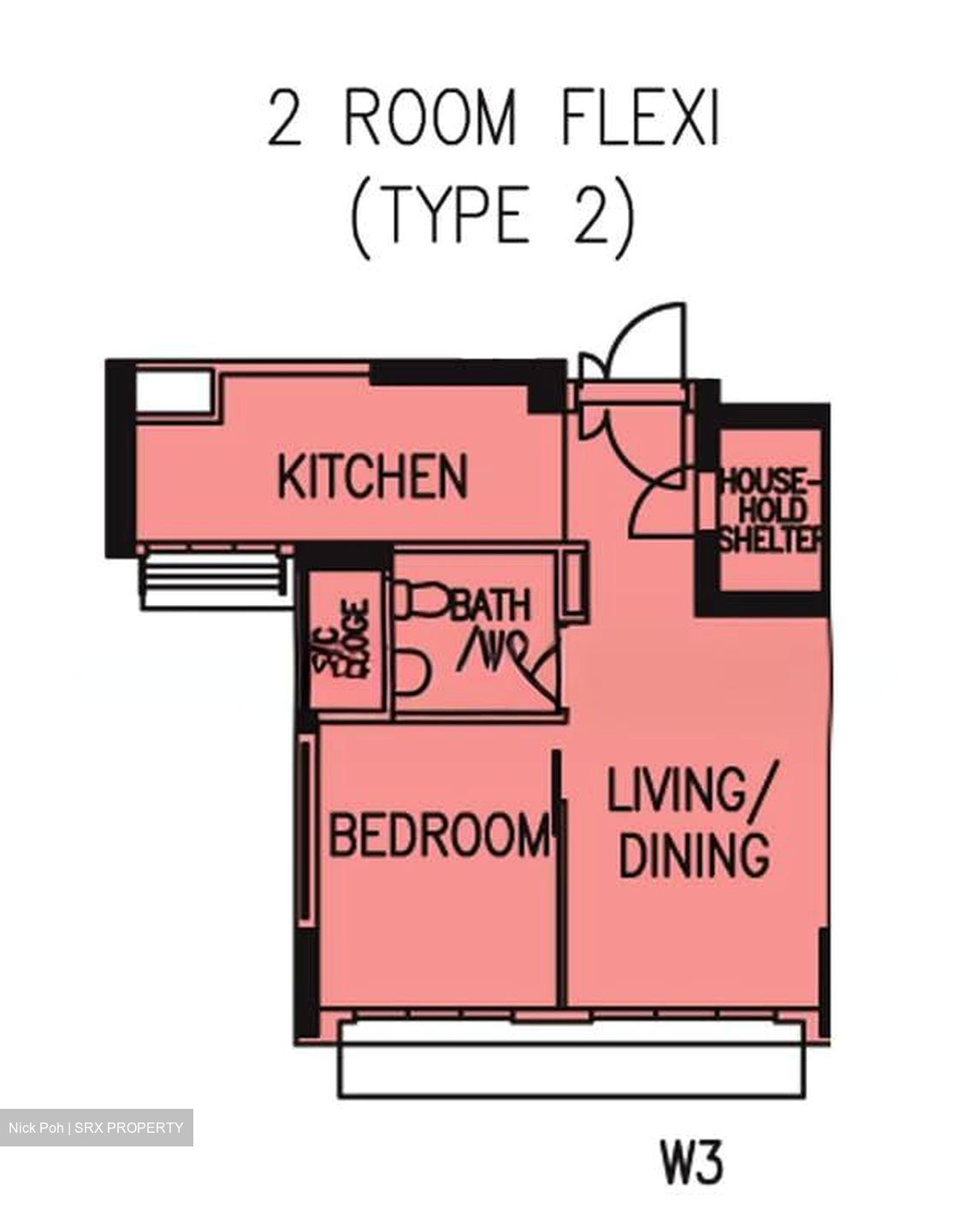 Blk 419C Waterfront II @ Northshore (Punggol), HDB 2 Rooms #583416701